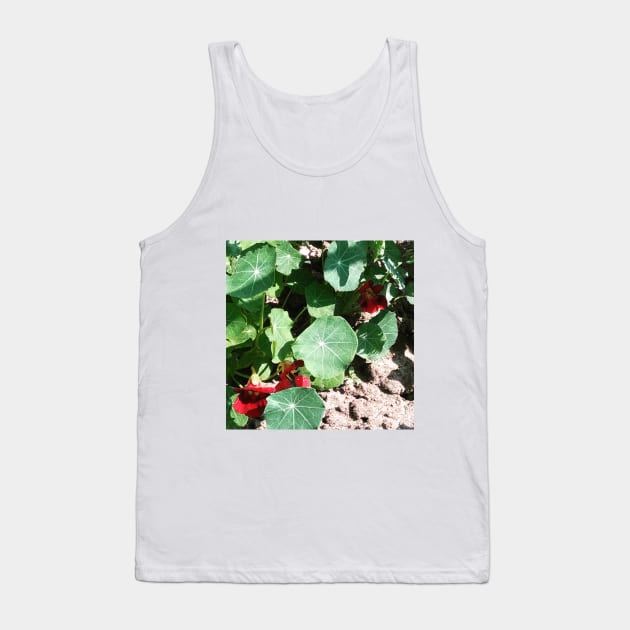 Nasturtium Empress of India Tank Top by Hajarsdeco